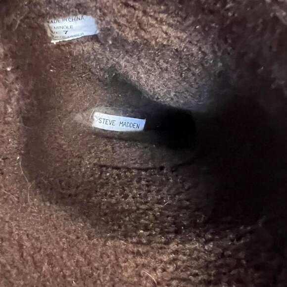 Steve Madden Seminole Genuine Suede Tribal Beaded Boots - Picture 8 of 8